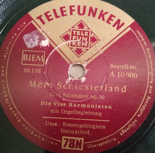 Die vier harmonisten mein - vier,