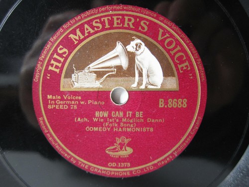78rpm comedian harmonists - 78rpm,