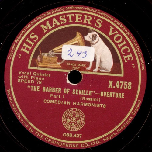 Comedian harmonists the barber - comedian,