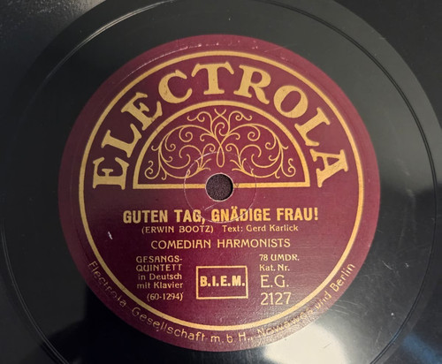 78rpm schellack comedian - 78rpm,