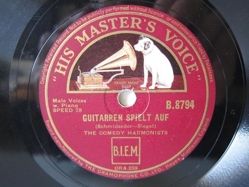 78rpm comedian harmonists - harmonists,