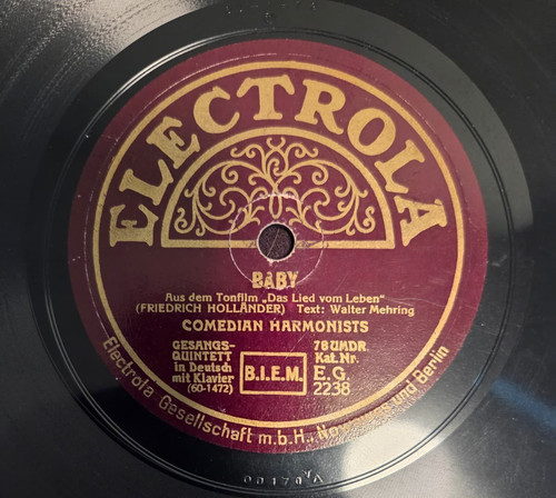 78rpm schellack comedian - 78rpm, schellack: