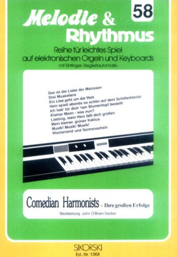 Comedian harmonists songbook - harmonists,