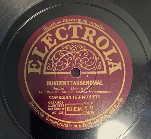 78rpm schellack comedian - 78rpm,