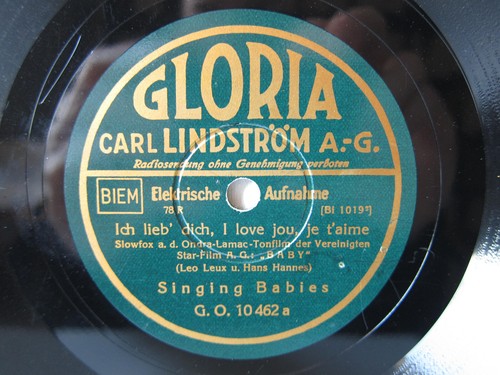 78rpm singing babies - singing,