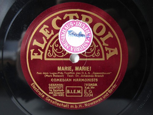 78rpm comedian harmonists - comedian,