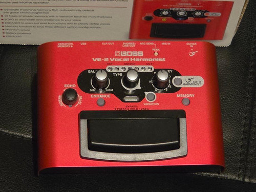 Boss vocal harmonist - ve-2,