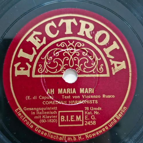 78rpm comedian harmonists - comedian, ah